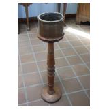 Plant Stand & Salt Crock