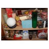 Assorted Candles & Candle Holders