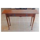 Bob Timberlake Queen Anne Walnut Hall Table