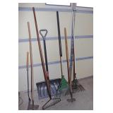 Rakes, Snow Shovel, Hoe, etc.