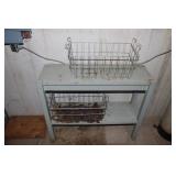 Wood Shelf & Freezer Baskets