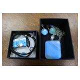 Art Glass Necklace & Earrings