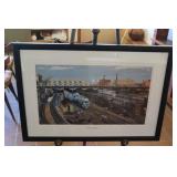 "Kansas City & Steam" Railroad Print