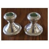 Sterling Silver Candle Holders