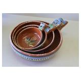 Hecho En Mexico Terracotta Nesting Bowls