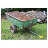 Vintage John Deere 50 Tilt Bed Lawn Cart