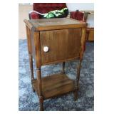 Mahogany Smoking Stand