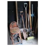 Shovels, Chair & Jack