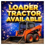 Loader Tractor Available