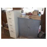Cash Drawer, Metal Cabinet & File Cabinet