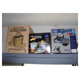 Ice Cream Freezer, Stock Pot & Grill