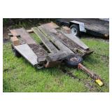 57" x 91" Homemade Single Axle Trailer
