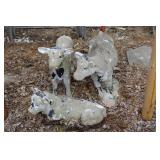 Concrete Cow Lawn Ornaments