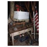 Lathe, Wrench Set & Wired Milk Crates