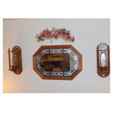 Wall Sconces & Mirror