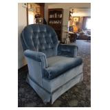 Blue Swivel Rocker