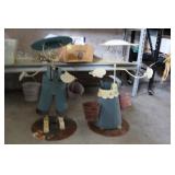 Mr. & Mrs. Yard Art Planters