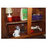 Cake Stands,  Electric Knife, Canisters, Etc.