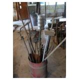 Long Handled Gardening Tools & Bar Clamps