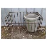 Trash Can Rack