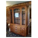 Modern Maple China Cabinet