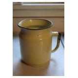 Yellow Enamel Pitcher