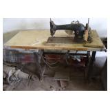 Industrial Leather Treadle Sewing Machine