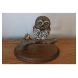 Carved Pygmy Owl & White-Footed Mouse