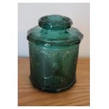 Vintage Tiara Sandwich Spruce Green Canister