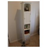 Pressed Wood Cabinet & Contents