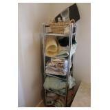 Wire Shelf & Contents