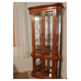 Lighted Glass Curio Cabinet