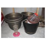 Planters & Bird Feeder