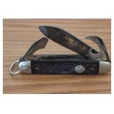 Vintage Boy Scouts Eagle Emblem Utility Camping Kn