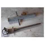 Post Hole Driver & Hay Knife