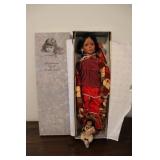 Traditions 26" Native American Porcelain Doll