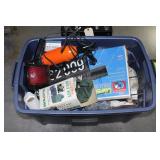 Tub Full of Camping Items