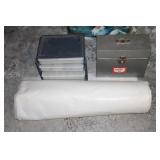 Partial Roll of Concrete Plastic, Organizer & Misc