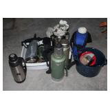 Thermos, Granite Pans, Gloves, Etc.