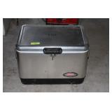 Vintage Coleman Stainless Steel Cooler