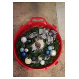 Christmas Wreath & Holder