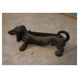 Cast Iron Wiener Dog Boot Scraper