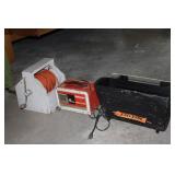 Extension Cord, Battery Charger & Wood Storage Rac