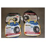 Pairs of Vehicle Snow Tire Chains