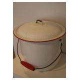 Enamelware Chamber Pot