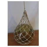 Yellow Glass Fishing Float