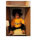 Little Breeze Native American Porcelain Doll