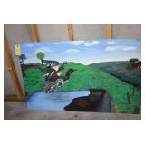 Duck Painting On Plywood