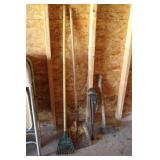 Shovel, Axe & 24" Pipe Wrench