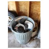 Skilsaw, Heat Lamps, Trashcan, Etc.